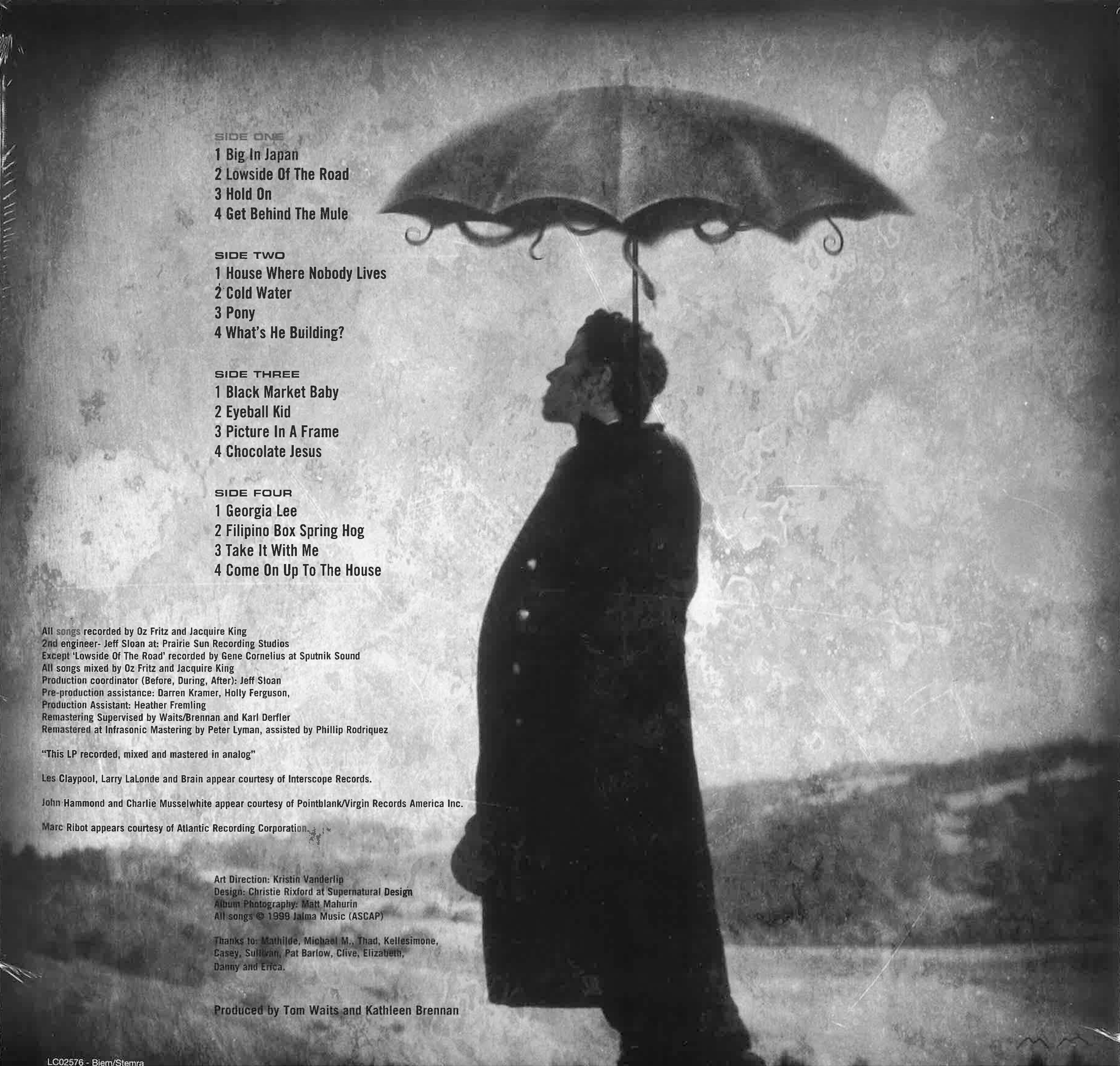 TOM WAITS (トム・ウェイツ) - Mule Variations (EU 限定復刻リマスター再発 180g 2xLP/New)