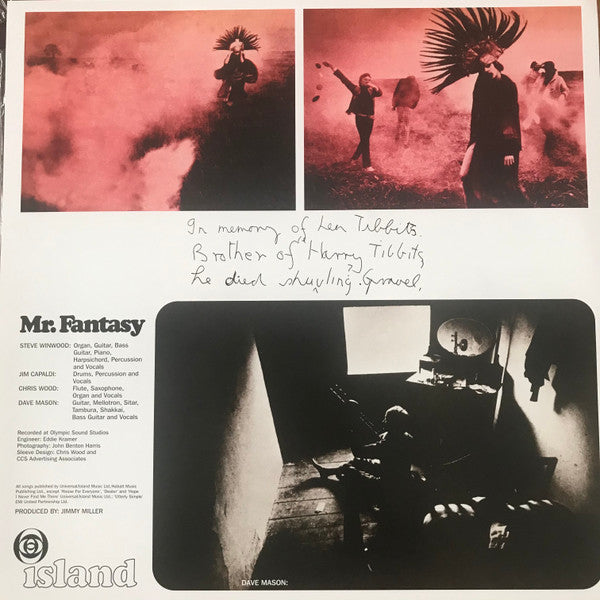 TRAFFIC (トラフィック) - Mr. Fantasy (EU 限定復刻リマスター再発180g LP/New)