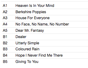 TRAFFIC (トラフィック) - Mr. Fantasy (EU 限定復刻リマスター再発180g LP/New)