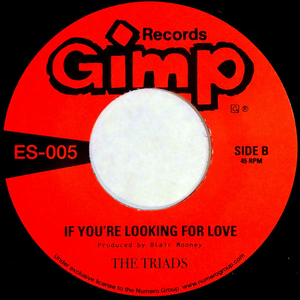 TRIADS (トライアズ) - If You're Looking For Love (US Ltd.Reissue 7"+CS/New)