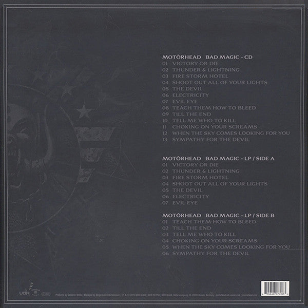 MOTORHEAD (モーターヘッド) - Bad Magic (EU-US Ltd.180g LP+CD/ New)