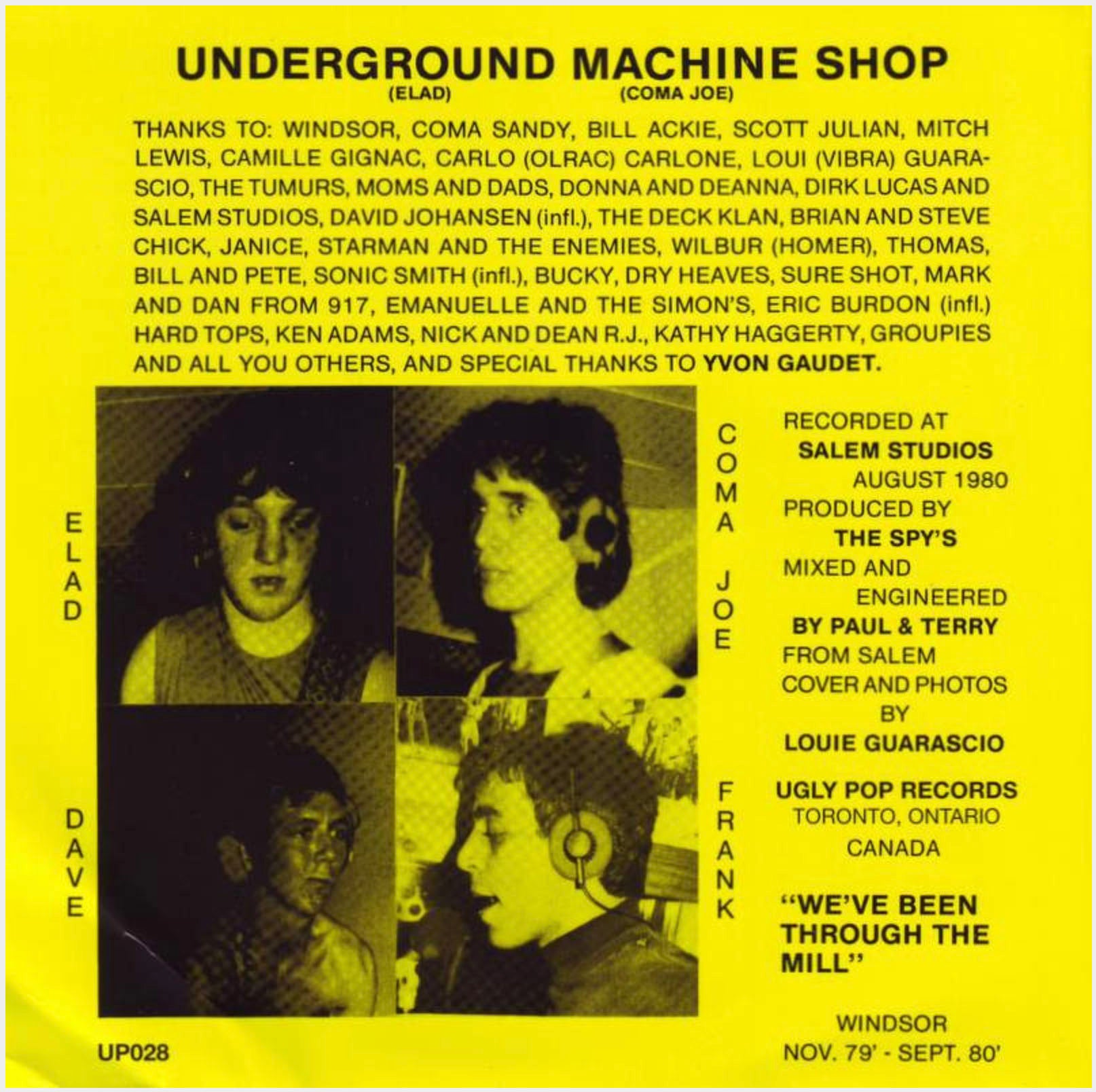 SPY'S, THE (ザ ・スパイズ) - Underground (Canada 110枚限定プレス正規再発 7"/「廃盤 New」)