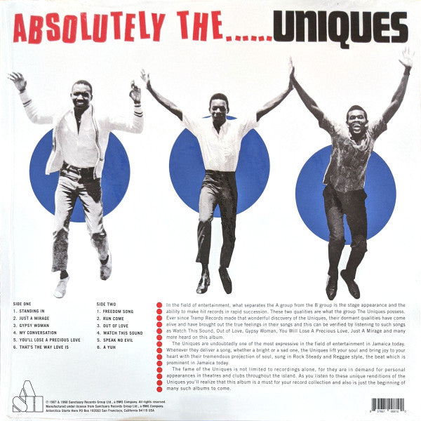 UNIQUES, THE (ザ・ユニークス) - Absolutely The...Uniques (EU Ltd.Reissue LP/New)