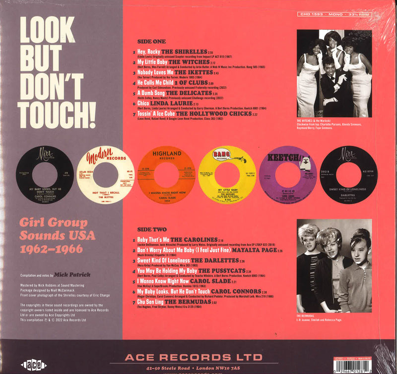 V.A.  (英Ace社編集60sガールサウンズ・コンピ)  - Look But Don't Touch ! (EU Limited LP/New)