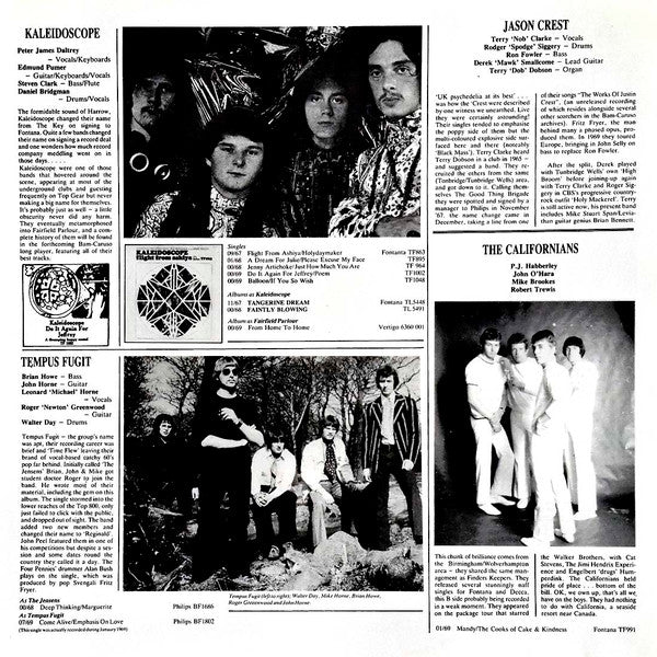 V.A. (ペブルス英国版「サイケデリック」編。) - Rubble Vol.4 : The 49 Minute Technicolour Dream (UK Ltd.Reissue LP/廃盤 New)