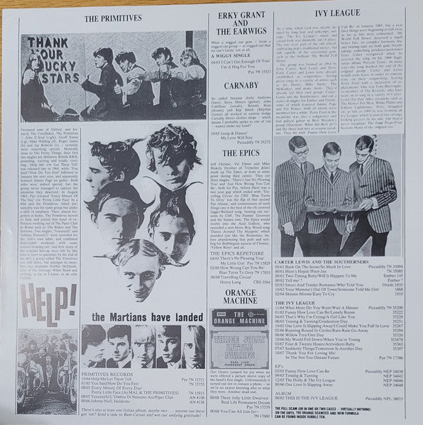 V.A. (V.A. ペブルス英国版「MODフリークビート/サイケ」編。) - Rubble Vol.7 : Pictures In The Sky (UK Ltd.Reissue LP/廃盤 New)