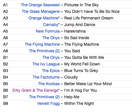 V.A. (V.A. ペブルス英国版「MODフリークビート/サイケ」編。) - Rubble Vol.7 : Pictures In The Sky (UK Ltd.Reissue LP/廃盤 New)