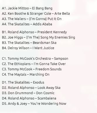 V.A. (トロージャン社SKAコンピ) - Studio One Ska (UK RSD 2023 限定1000枚グリーンヴァイナル 2xLP/New)