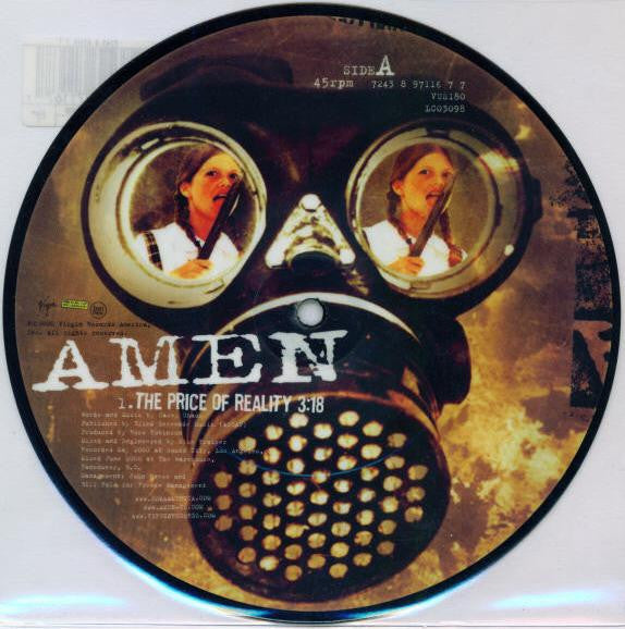 AMEN (エイメン) - The Price Of Reality (UK Limited Picture 7"/廃盤 NEW)