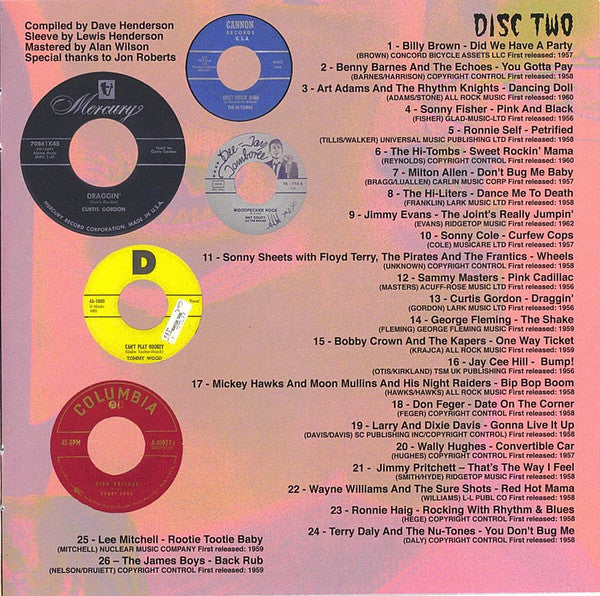 V.A.(クランプスのラックス&アイヴィー夫妻秘蔵レコード編集) - LUX & IVY Dig:Insane Rockabilly (UK Limited 2x CD/New)