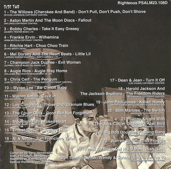 V.A.(クランプスのラックス&アイヴィー夫妻秘蔵レコード編集) - LUX & IVY Say Flip Your Top (UK Limited 2x CD/New)