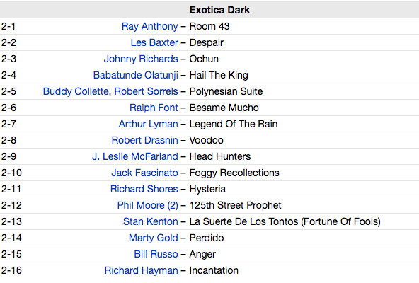 V.A.(クランプスのラックス&アイヴィー夫妻秘蔵レコード編集) - As Dug by LUX & IVY :Pure Exotica (UK Limited 2x CD/New)