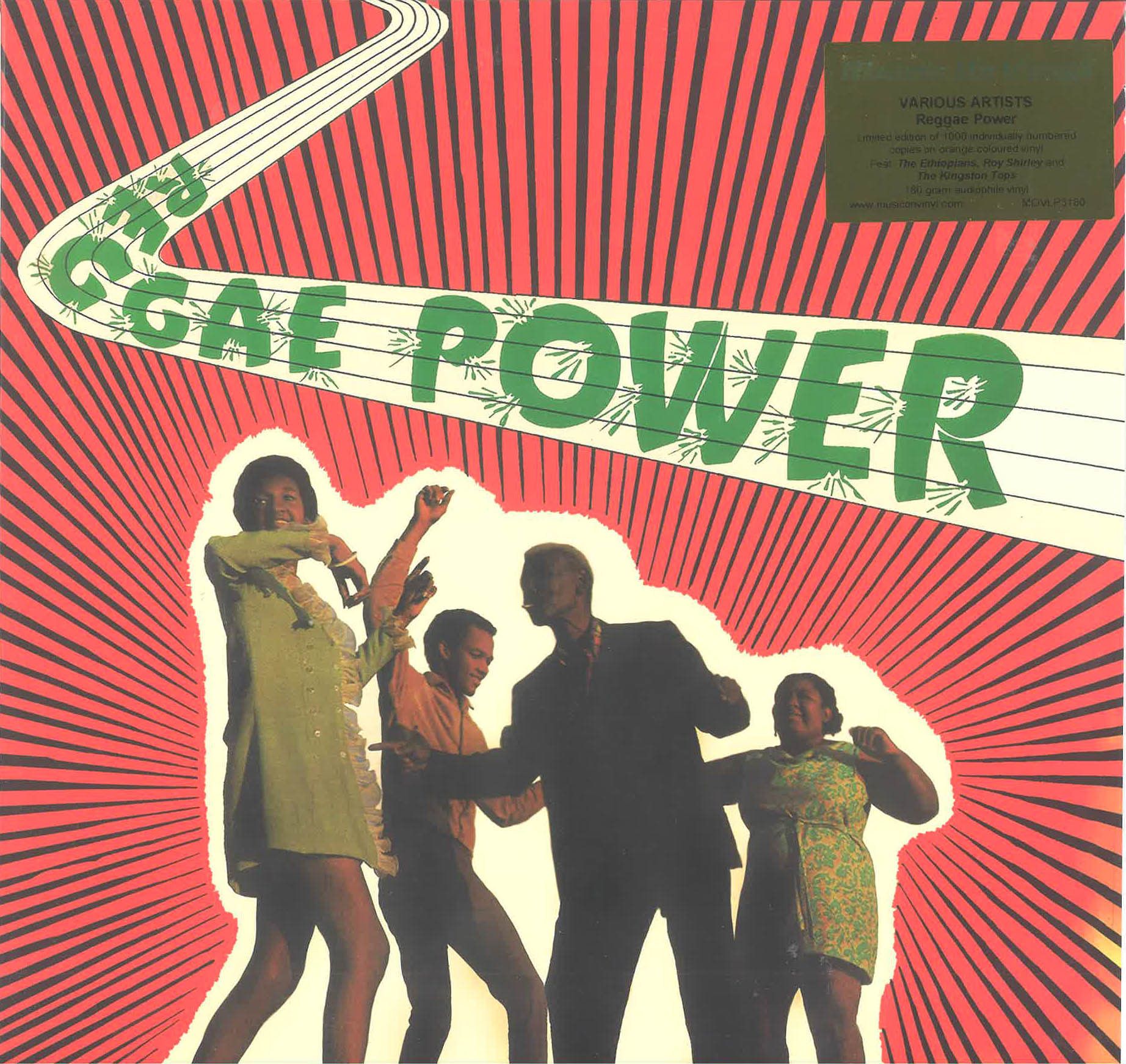 V.A. ('69年ジャマイカ・コンピ) - Reggae Power (EU M.O.V. 1,000 Ltd,Reissue Orange Vinyl 180g LP/New)