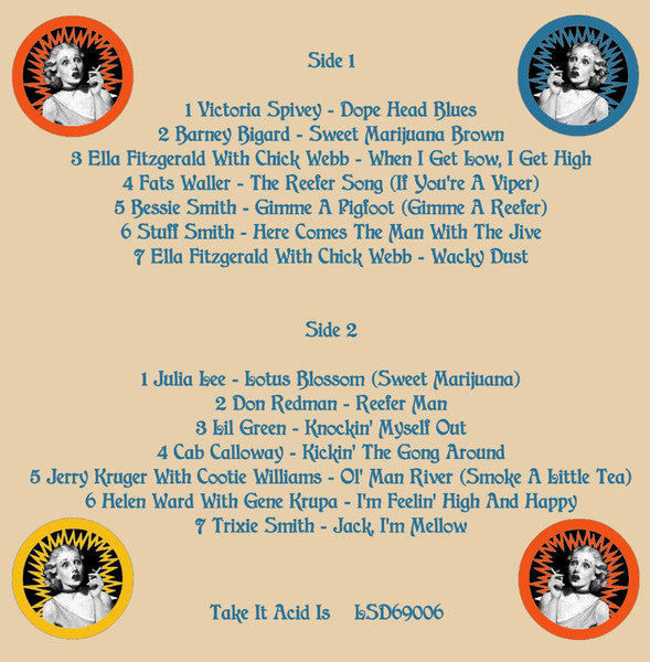 V.A. (危険ドラッグソング・コンピ) - Sweet Lotus Blossom (Italy 限定プレス LP /New) '20〜40年代「麻薬題材」曲の編集コンピ!