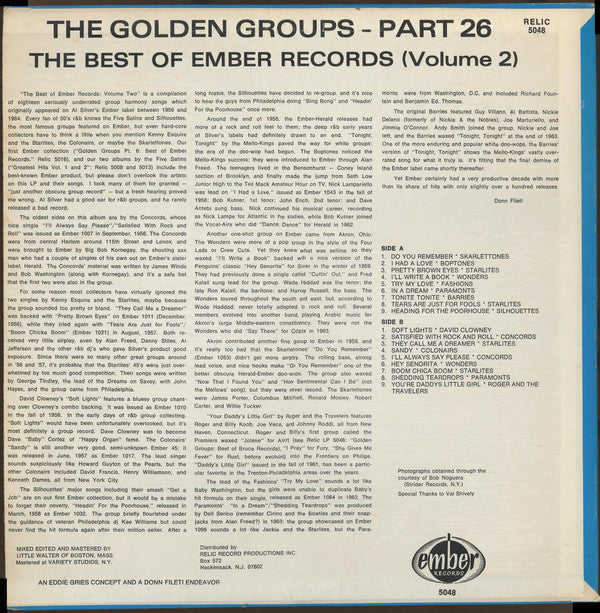 V.A. - Golden Groups Vol.26 (US Limited LP/New)