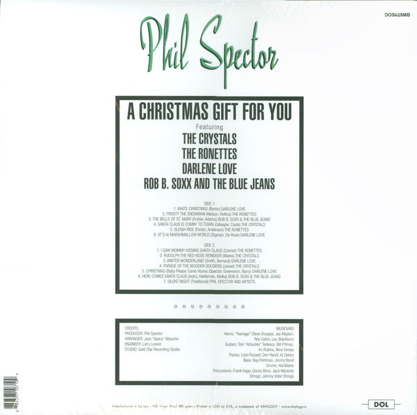V.A. (フィル・スペクター・クリスマス・アルバム) A Christmas Gift For You From Phil Spector (EU 限定復刻再発「グリーン・ヴァイナル」180g LP/廃盤 New) '63年大名作クリスマス・アルバム!