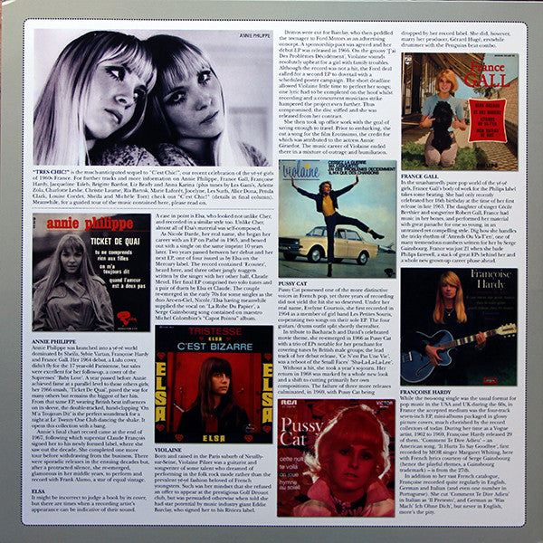 V.A. (60’s フレンチ・ガールズ・コンピ)- Tres Chic! (UK-EU 限定リリース180g「ブルーVINYL」LP/New) 60’s フレンチ・ガールズ・コンピ!