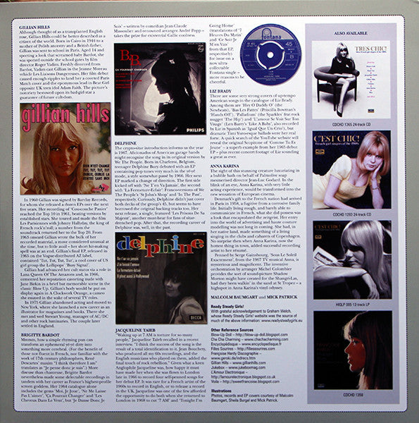 V.A. (60’s フレンチ・ガールズ・コンピ)- Tres Chic! (UK-EU 限定リリース180g「ブルーVINYL」LP/New) 60’s フレンチ・ガールズ・コンピ!