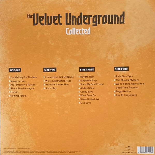 VELVET UNDERGROUND (ヴェルベット・アンダーグラウンド) - Collected (EU M.O.V.社限定180g 2xLP+ブックレット/New)