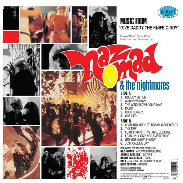 NAZ NOMAD AND THE NIGHTMARES (ナズ・ノーマッド・アンド・ザ・ナイトメアズ) - Give Daddy The Knife Cindy (UK Ltd.Reissue LP / New)