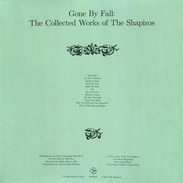 SHAPIROS, THE (ザ・シャピロス) - Gone By Fall: The Collected Works Of The Shapiros (UK 限定復刻リマスター再発 LP/NEW)
