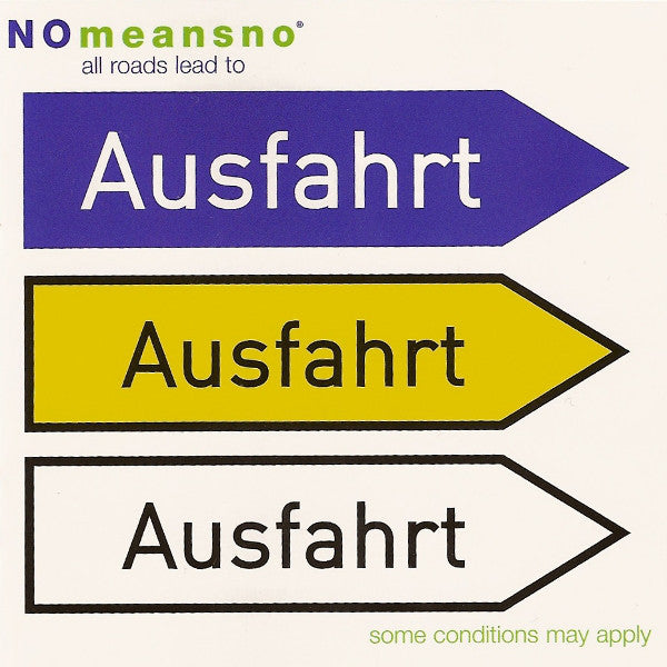NO MEANS NO (ノー・ミーンズ・ノー) - All Roads Lead To Ausfahrt (EU Ltd.Yellow Vinyl LP/NEW)