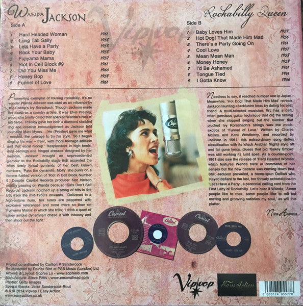 WANDA JACKSON (ワンダ・ジャクソン) - Rockabilly Queen (UK Ltd.Pink Vinyl LP+CD/ New)