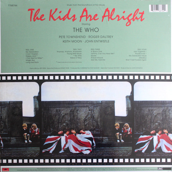 WHO (フー) - The Kids Are Alright (EU 限定復刻リマスター再発LPx2枚組+インナースリーブ/New) '79年ドキュメンタリー映画サントラ