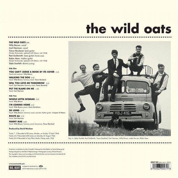 WILD OATS (ワイルド・オーツ) - The WIld Oats (UK Limited 10 inch LP/New)