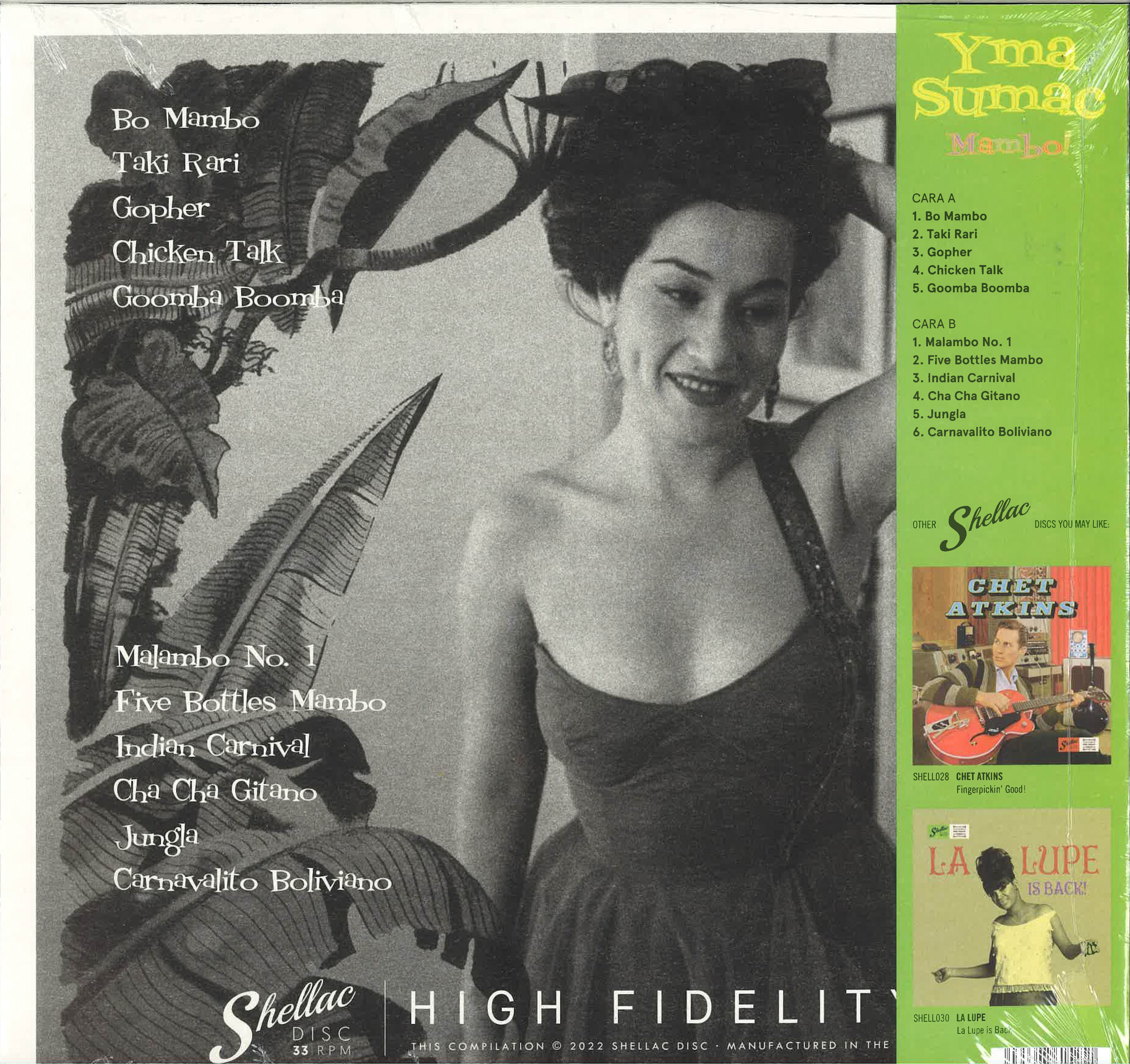 YMA SUMAC (イマ・スマック) - Mambo! (EU 限定復刻再発アナログ LP+帯/New #SHELL-026)