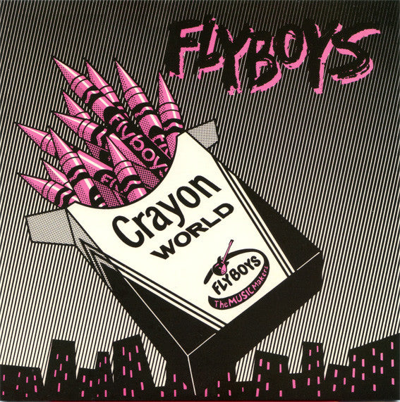 FLYBOYS (フライボーイズ) - Crayon World (US 限定再発「ピンクヴァイナル」7" / New)