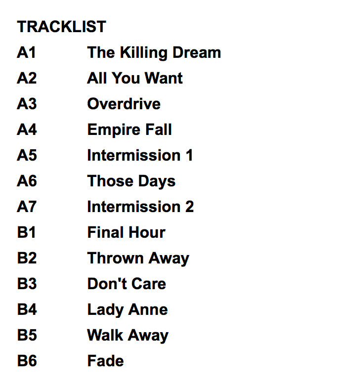 BLITZ, THE (ザ・ブリッツ) - The Killing Dream (Italy RSD 2023 限定500枚再発クリアヴァイナル LP/ New)