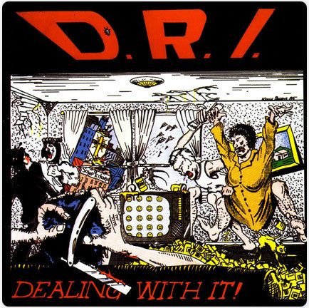D.R.I. (Dirty Rotten Imbeciles) - Dealing With It! (US 「正規」限定プレス再発 LP / New) '85年ファーストアルバム!