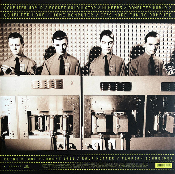 KRAFTWERK (クラフトワーク) - Computer World (EU Ltd.Reissue Black Vinyl LP/ New) 発売元欧ワーナーの値上げで次回は倍値程になるのでここ価格では最後チャンスです