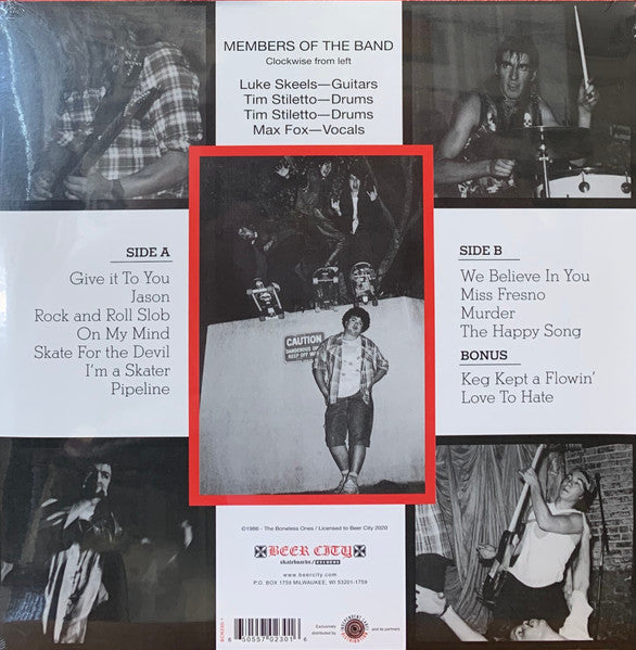 BONELESS ONES, THE (ザ・ボンレス・ワンズ) - Skate For The Devil : Millennium Edition (US 800枚限定再発 LP / New)