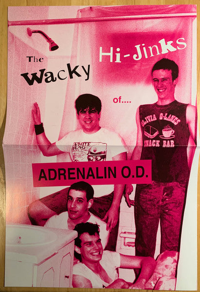 ADRENALIN O.D. (アドレナリン O.D.) - The Wacky Hi-Jinks Of Adrenalin O.D. : Millennium Edition (US 1,000 Ltd.Reissue LP/ New)