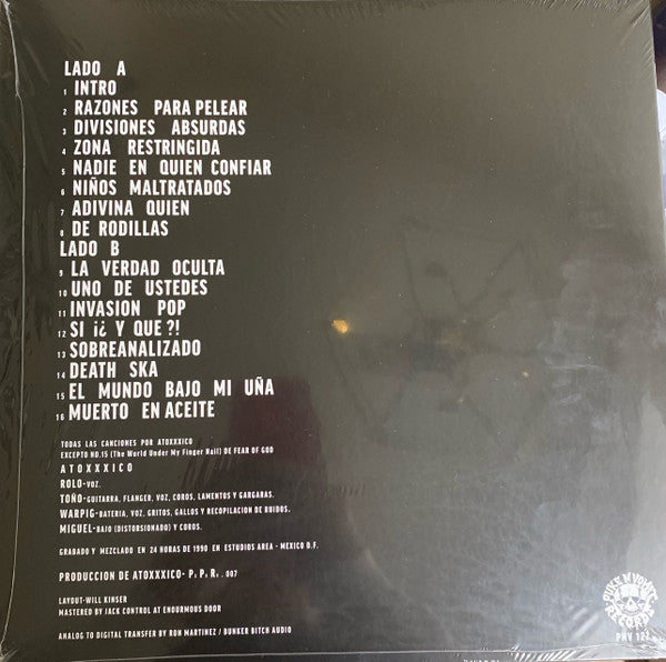 ATOXXXICO (アトキシコ) - Tu Tienes La Razon (US 350 Ltd.Reissue LP/ New)