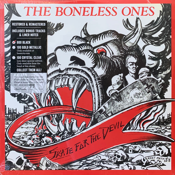 BONELESS ONES, THE (ザ・ボンレス・ワンズ) - Skate For The Devil : Millennium Edition (US 800枚限定再発 LP / New)