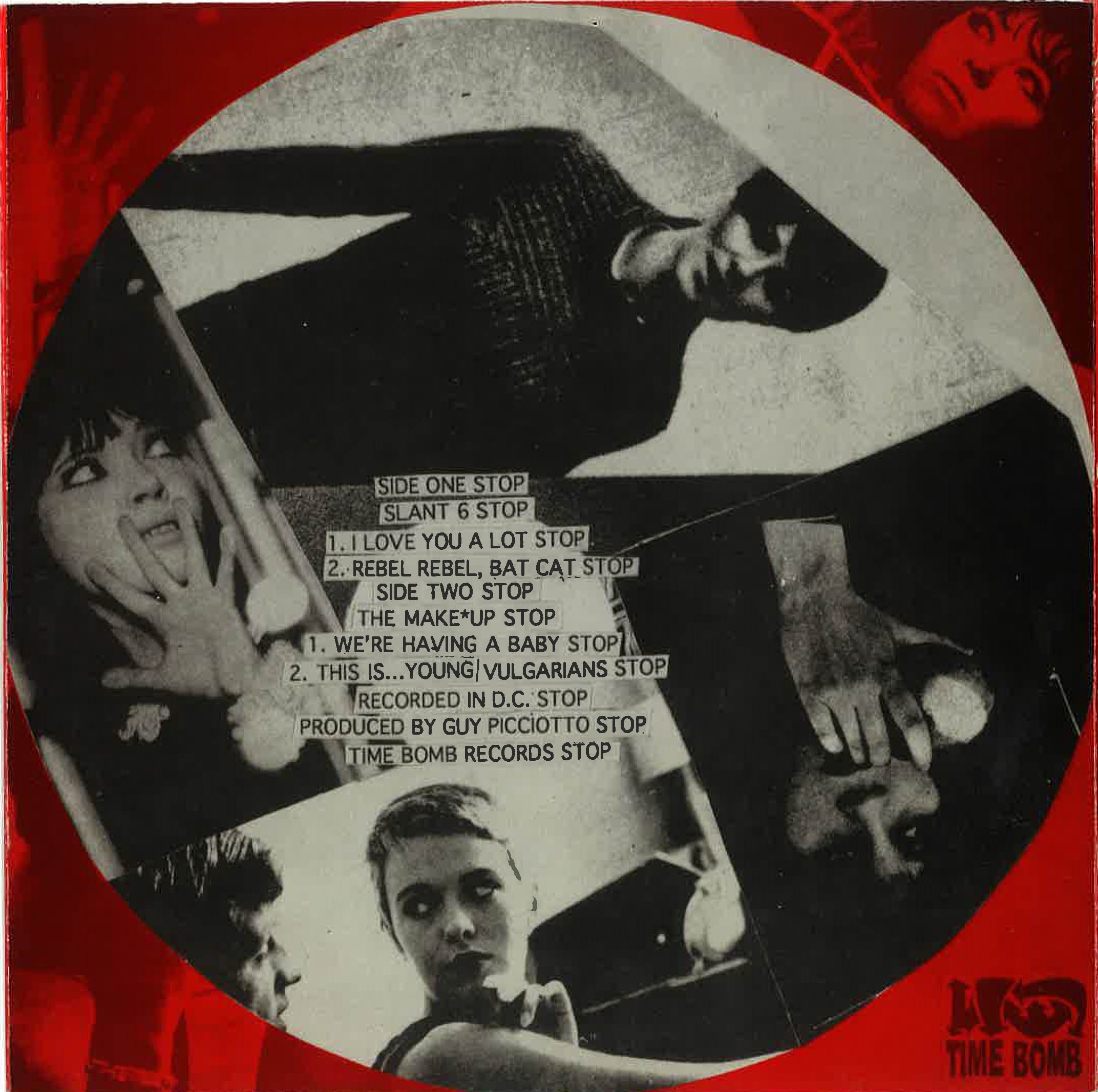 MAKE UP (メークアップ) / SLANT 6 (スラント・シックス) - Split Single (Japan タイムボム 限定ジャケ付き 4曲入り7” EP/New) ディスコード社2組スプリット!サーストン(ソニックユース)が年間ベストシングルに選んだ1枚。残少!