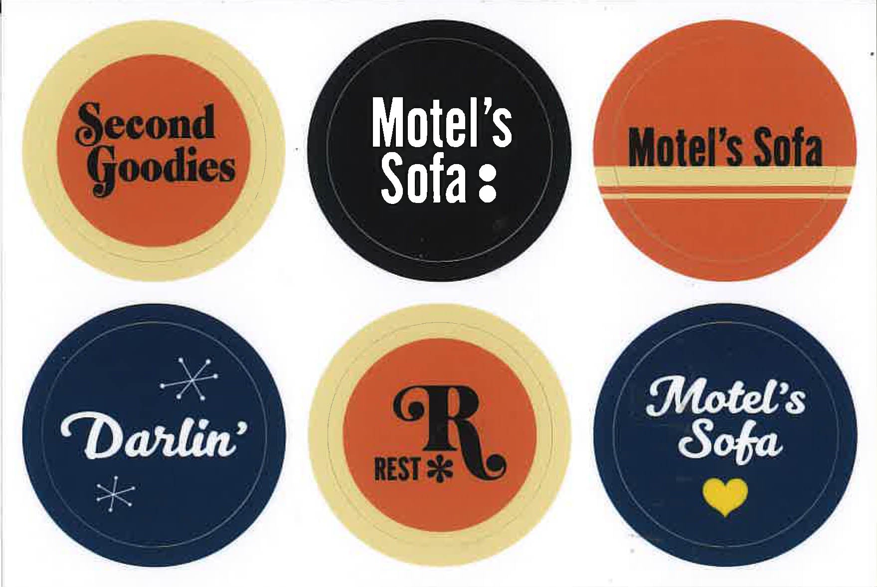 MOTEL'S SOFA (モーテルズ・ソファ) - Second Goodies (Japan CD/New ) 特典ステッカー付!