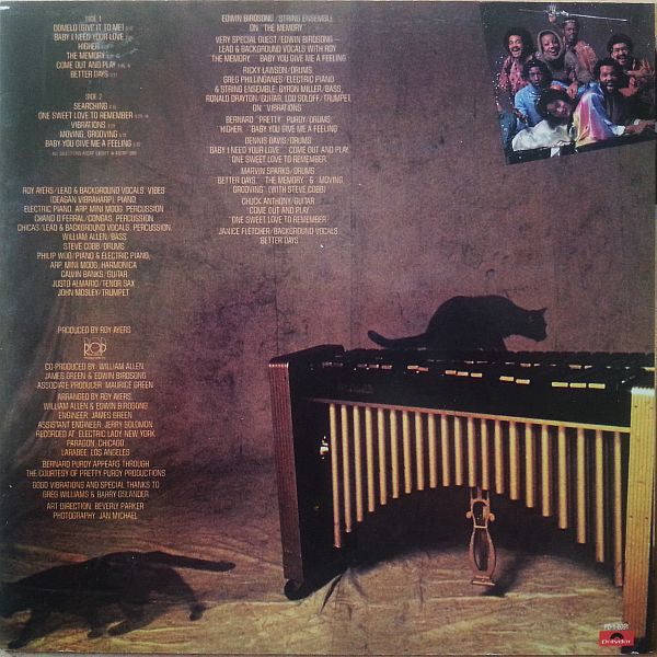 ROY AYERS UBIQUITY (ロイ・エアーズ) - Vibrations (US Ltd.Reissue LP/New)