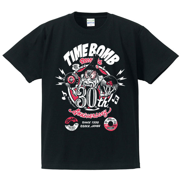 TIME BOMB RECORDS (タイムボム レコード)  - 30th Anniversary T-SHIRT (New)
