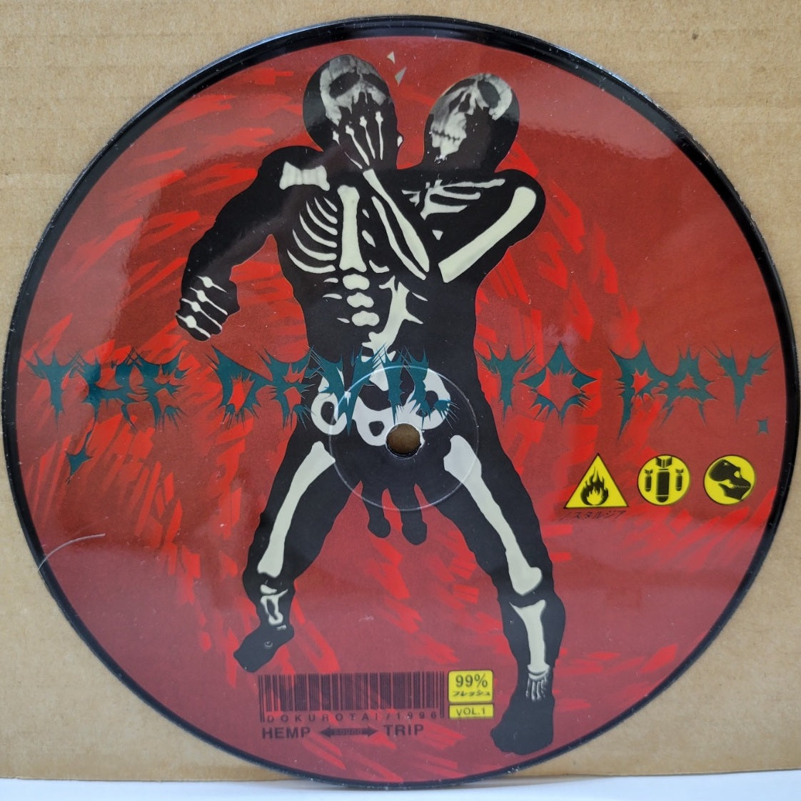 ドクロ隊 - The Devil To Pay (Japan 日本限定プロモ片面ピクチャー 7インチ/廃盤 NEW) 残少！