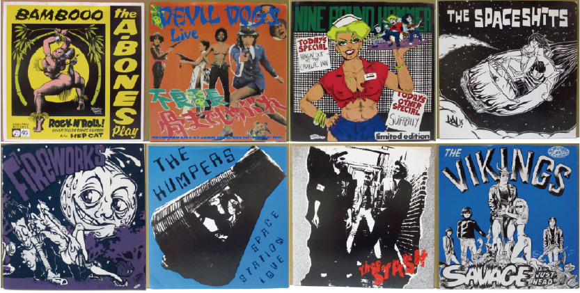 4/8 (金) 新着中古 80'S-GARAGE PUNK / PUB ROCK 7" x 61枚 追加！