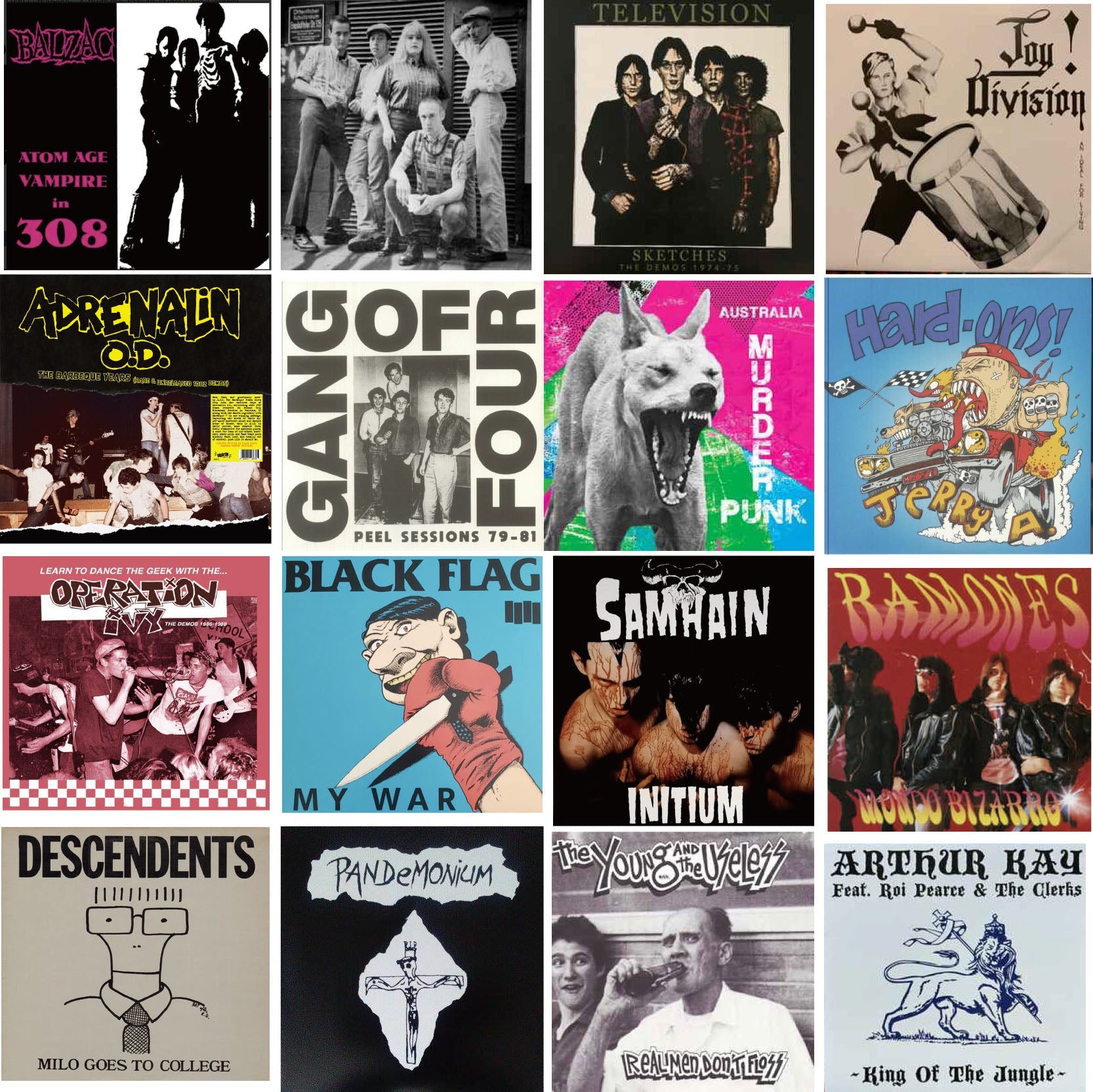 新着 パンク、ハードコア [新品] 新旧 LP、CD、7インチ、カセット、Tシャツ 64点 入荷中！