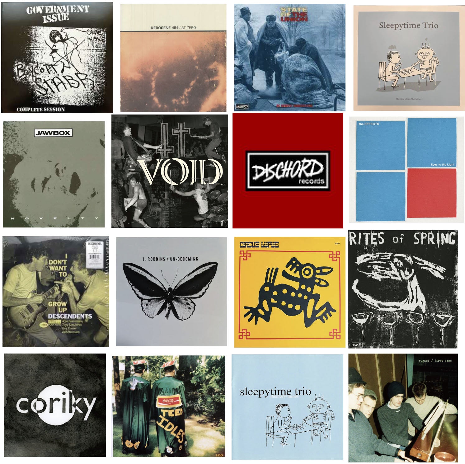 Dischord社＆関連タイトルの新譜 / 旧譜が少量ですが入荷中！