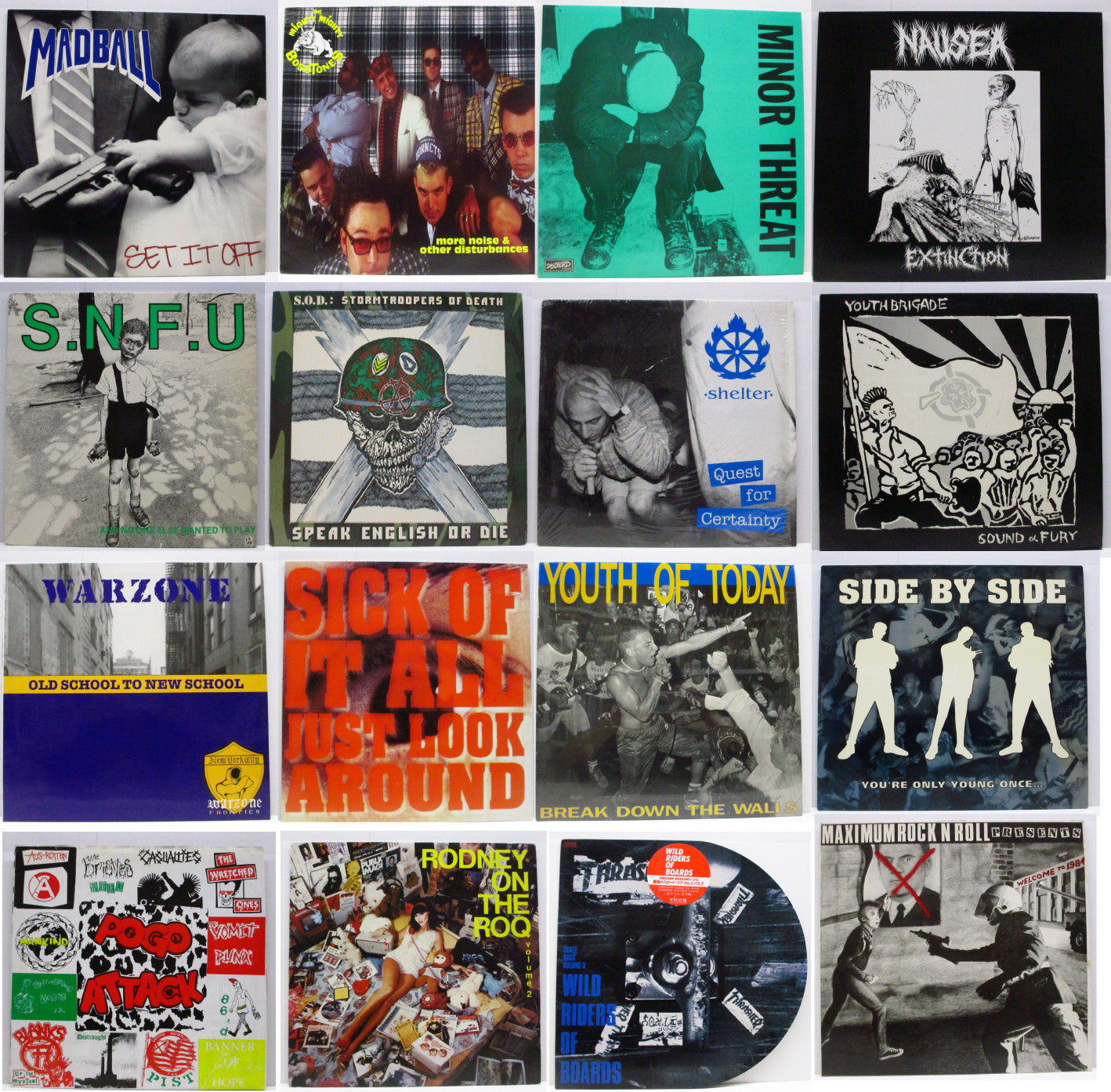 新入荷！ レア！80～90’s USハードコア LP/12” (L〜V.A. 編） 50 点 入荷中 !