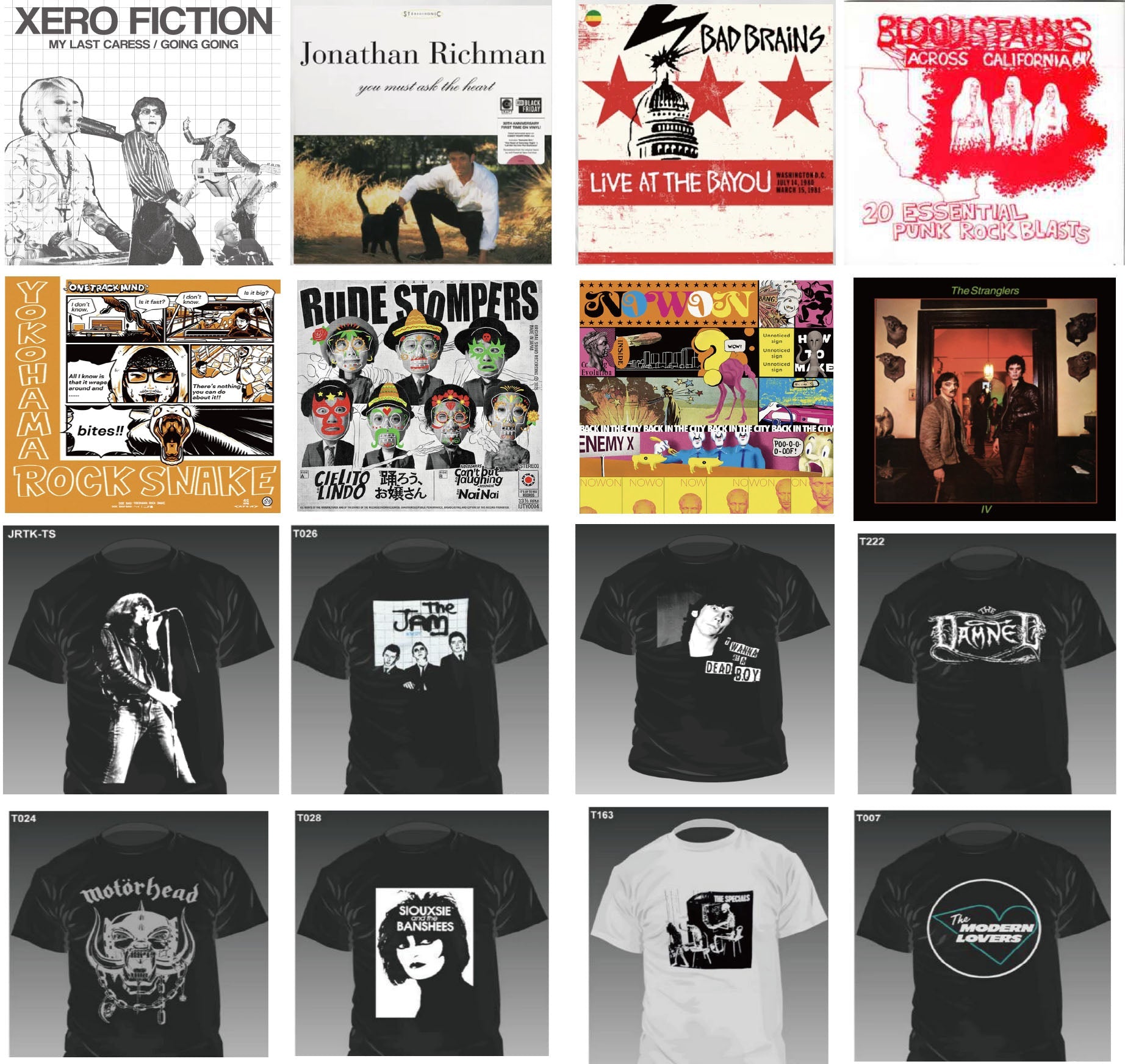 新着 パンク、ハードコア、ネオスカ [新品] 新旧 LP、CD、7インチ、カセット、T-シャツ 64点 入荷中！