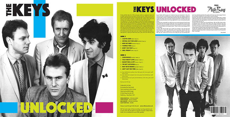 THE KEYS (ザ・キーズ) - Unlocked (UK 250 Ltd. Blue Vinyl LP) 幻のセカンド・アルバム初LP化！追加分入荷中