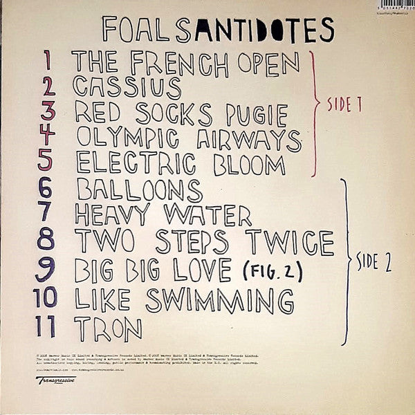 FOALS (フォールズ)  - Antidotes (US-EU 限定復刻再発 LP/NEW) '08年1stアルバム